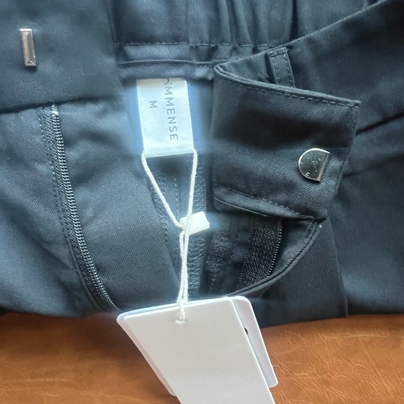 Commense Black Wide Leg Trousers - Picture 4 of 4